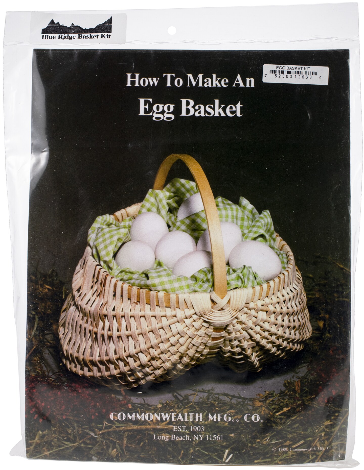 Commonwealth Blue Ridge Basket Kits-Egg Basket 7&#x22;X7&#x22;
