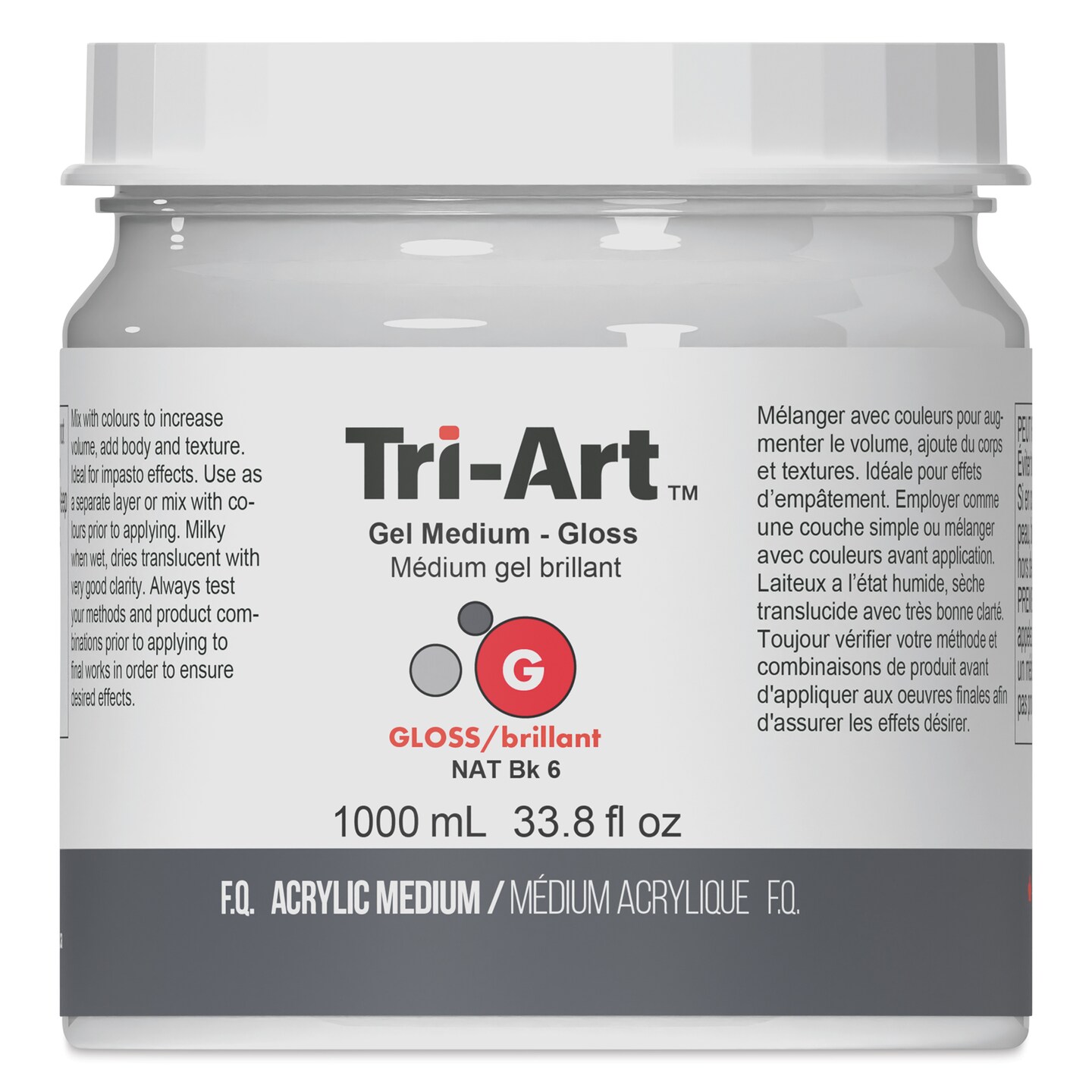 Tri Art Acrylic Gel Medium Gloss 1 L Bottle Michaels   2976506542185 