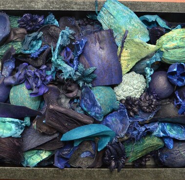 Sea Salt & Orchid 8oz Potpourri Bag made with Fragrant/Essential Oils HandMade FREE SHIPPING Blue Green Potpourri| Wedding Favors