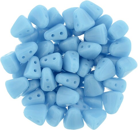 Nib-Bit Beads, Blue Turquoise, 8 grams