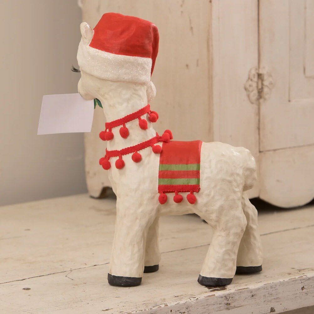 Bethany Lowe Designs Christmas Llama Paper Mache Michaels