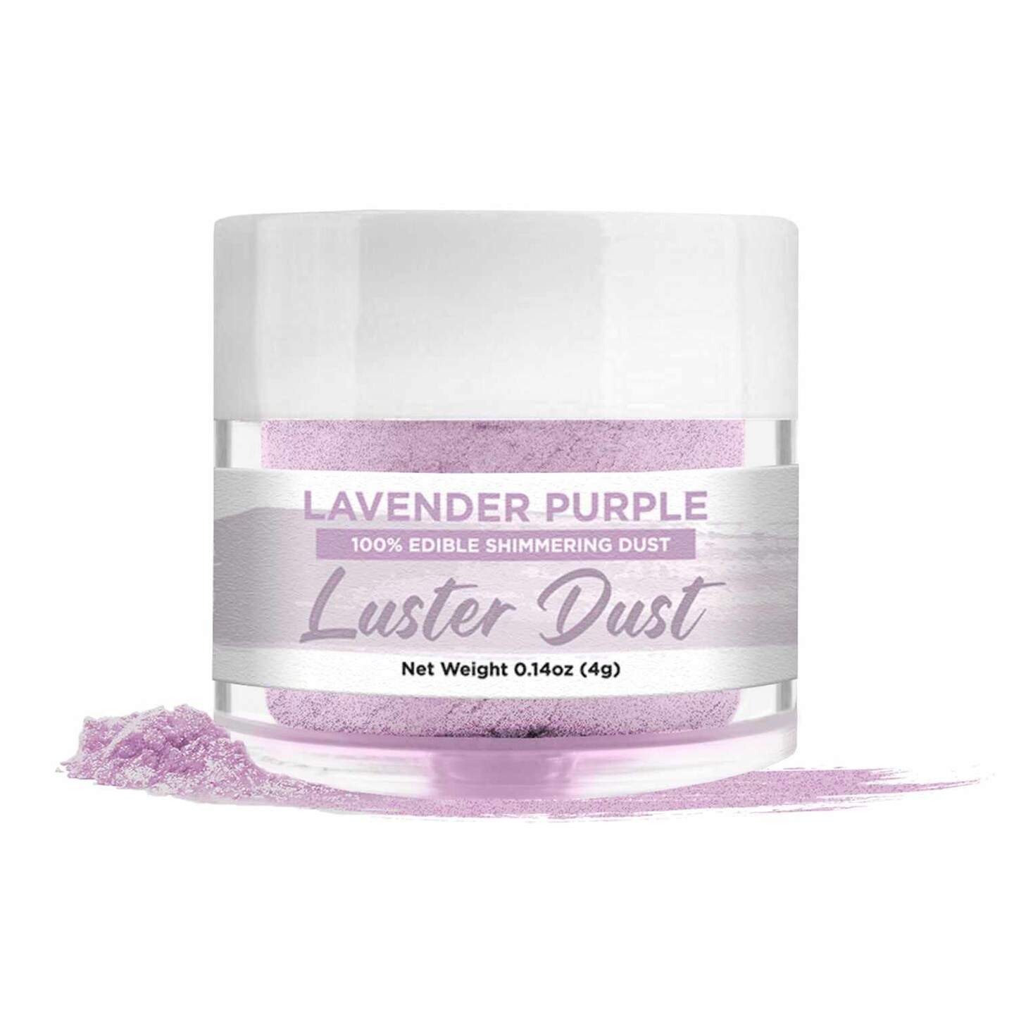 Lavender Purple Luster Dust Edible Glitter Dust for Desserts, Pastries, Chocolate Strawberries