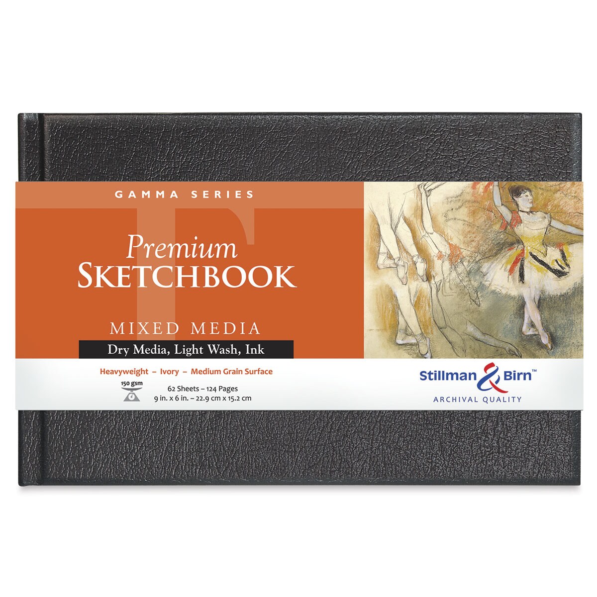 Stillman & Birn Gamma Series Hardcover Sketchbook 6" x 9", Landscape