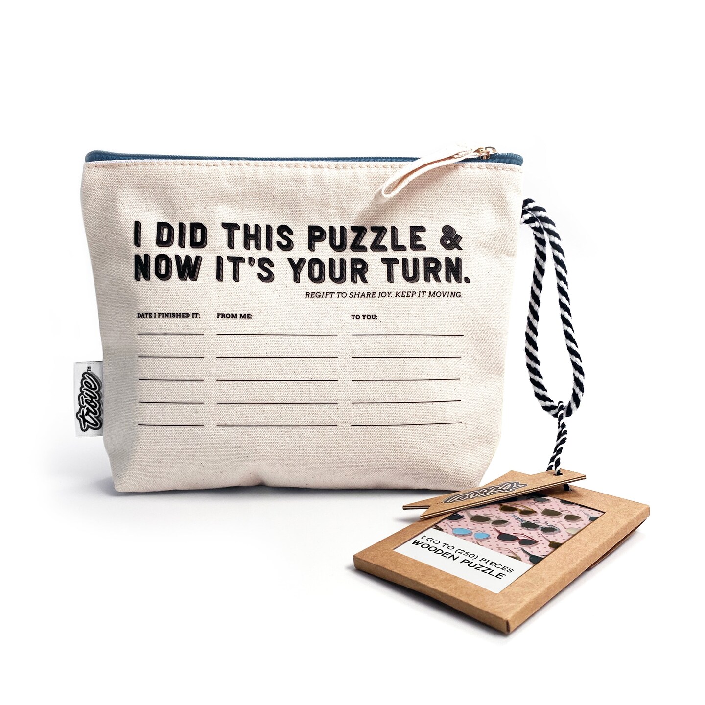 I Go To (250) Pieces Wooden Puzzle: Peepers in Pass-It-On Pouch
