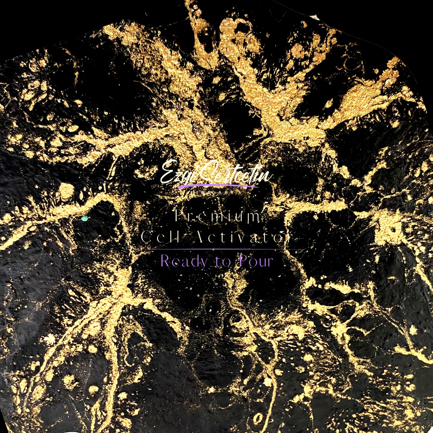 Premium Cell Activator | Ready to Pour | Create Perfect and Unique Cells in your Painting Works | 4oz by Volume | by Ezgi Sertcetin