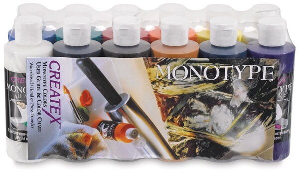 Createx Monotype Colors - Pro Set of 12, 4 oz bottles