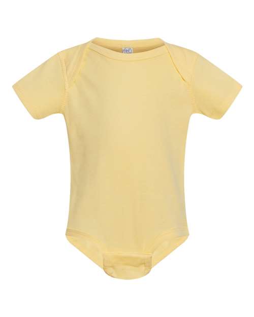 Rabbit Skins® Infant Baby Rib Bodysuit Soft Cotton One Piece for Comfort and Durability