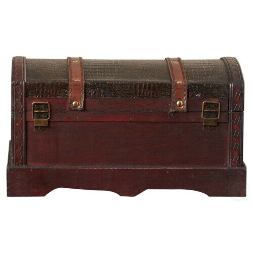 Leather Wooden Chest