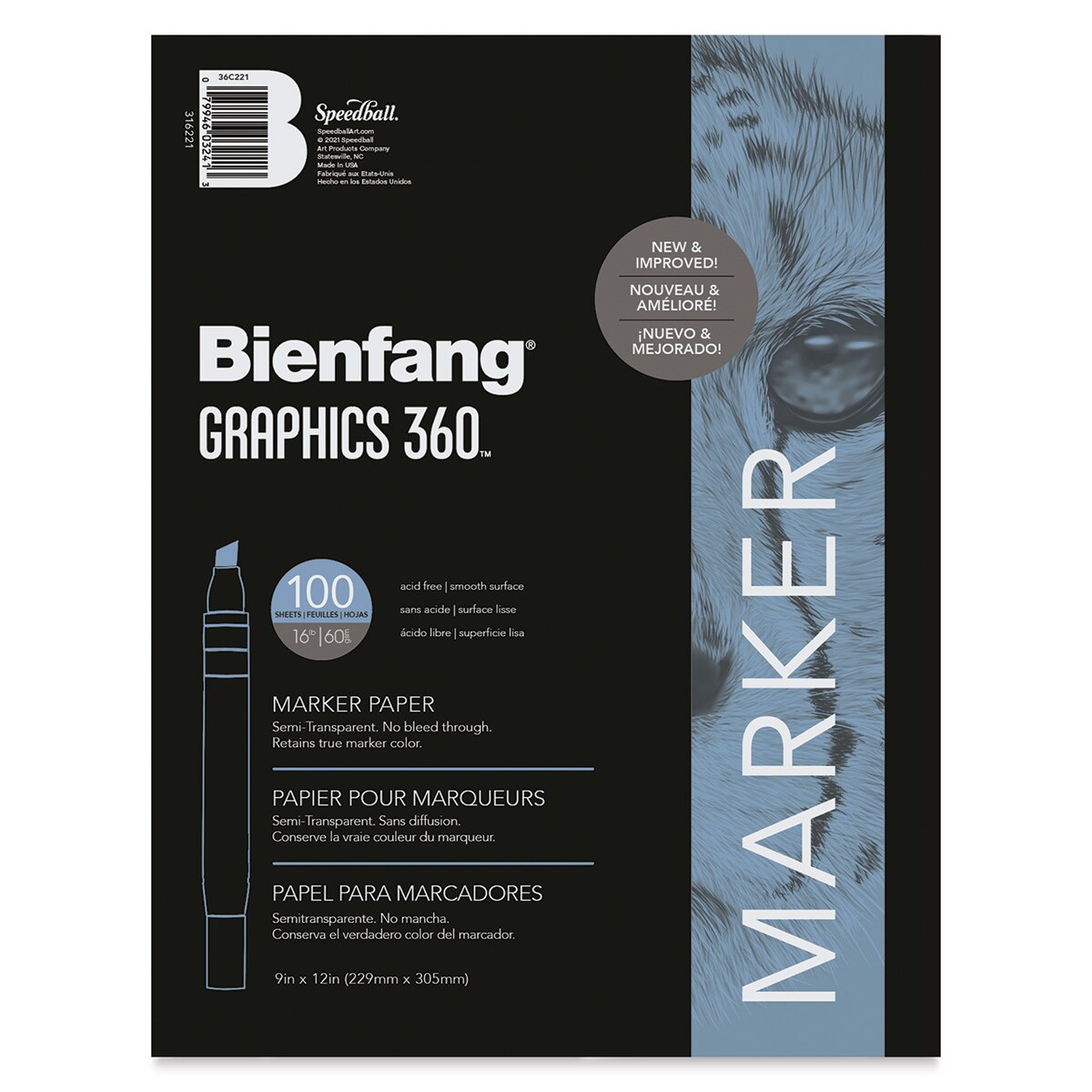Bienfang Graphics 360 Marker Paper 9" x 12", 100 Sheets Michaels