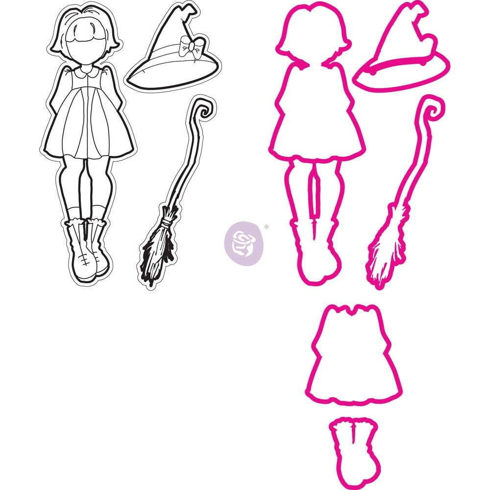Prima Marketing Inc Jn Stamp And Dies - Lil Witch 655350911614