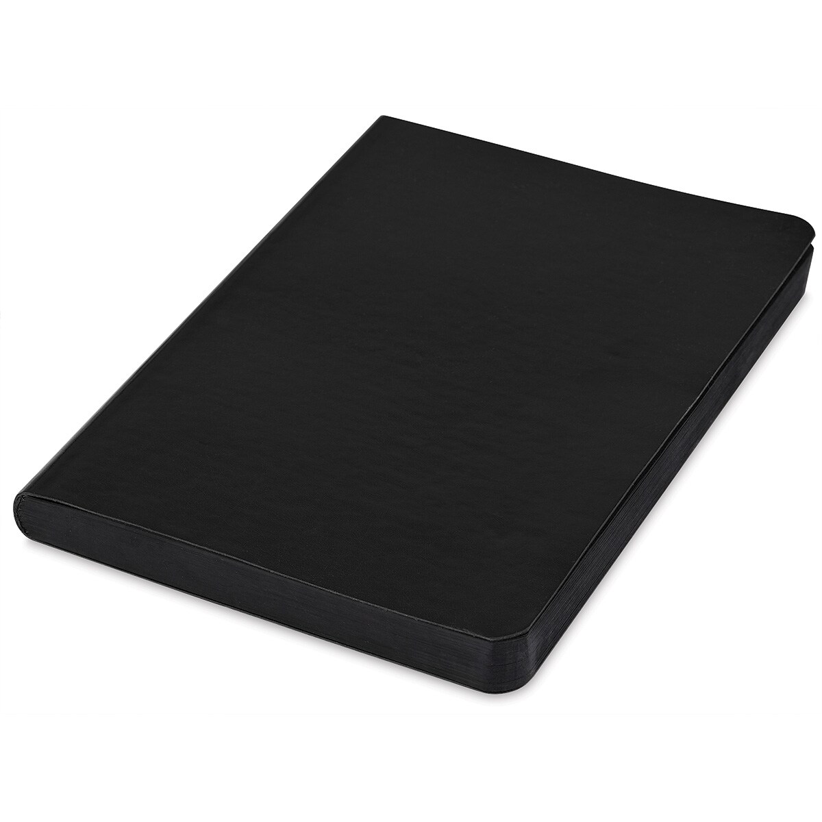 Shizen Faux Leather Journal  - Black, 8&#x22; x 6&#x22;