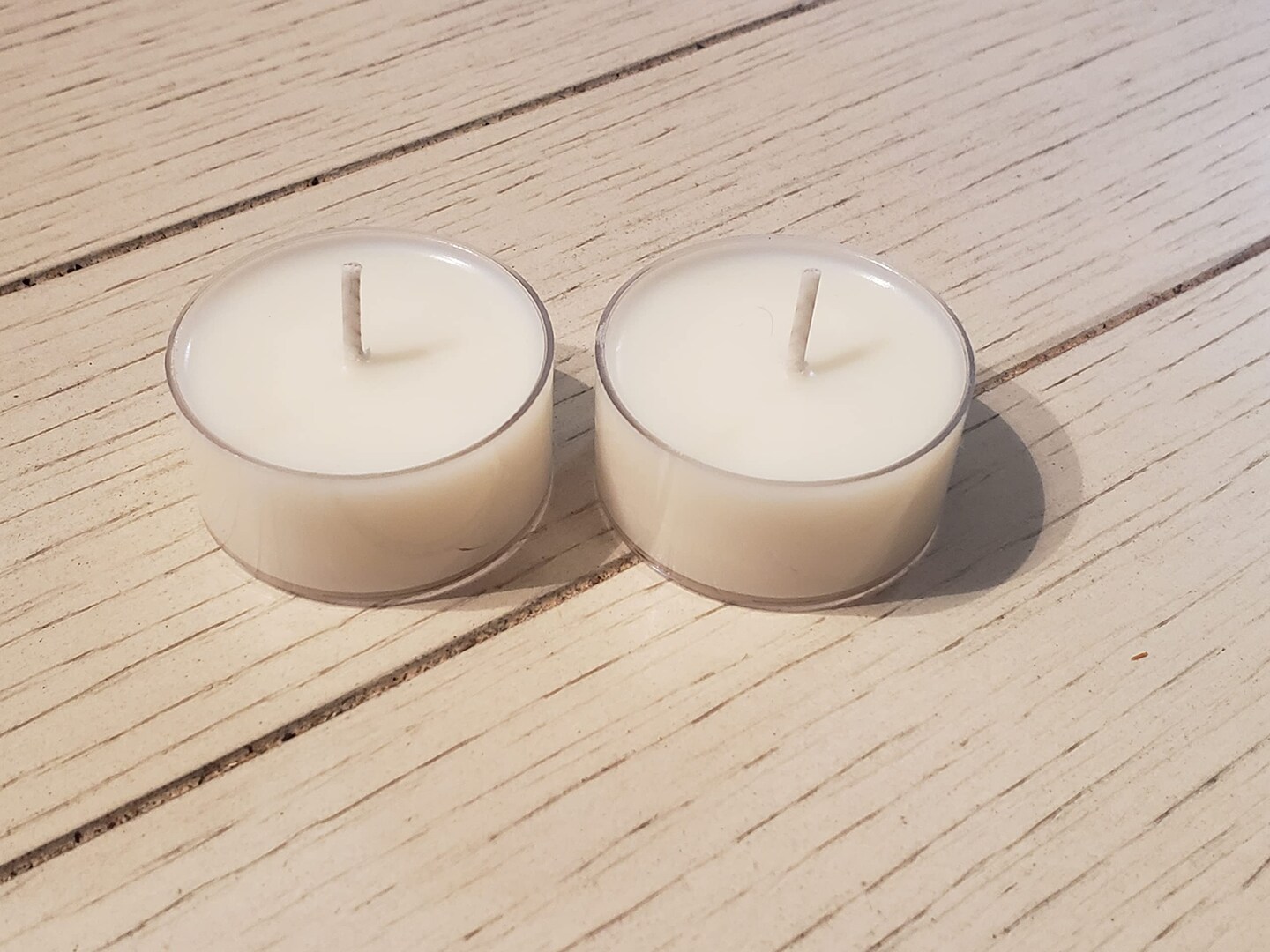 Nag Champa Natural Soy Wax Tealights 6 Count Hand Poured with Fragrant/Essential Oils!