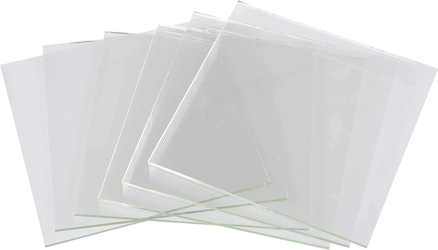 Clear System 96 - Clear COE 96 Clear Fusing Glass Squares - 6 Pack