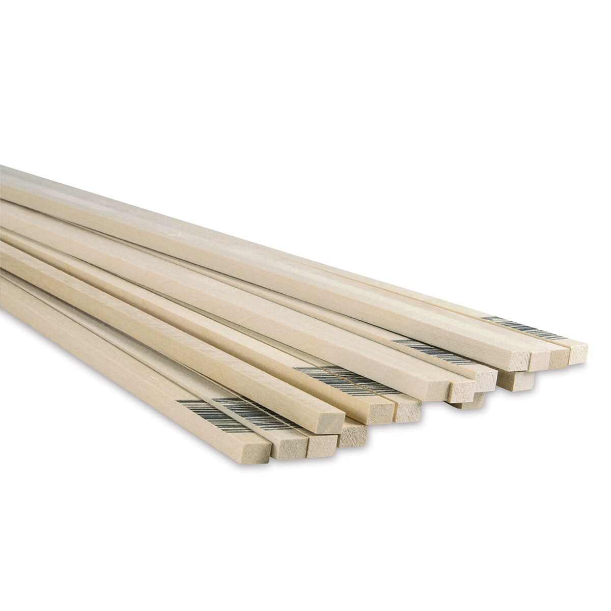 Midwest Products Basswood Strips - 16 Pieces, 1/4&#x22; x 3/8&#x22; x 24&#x22;