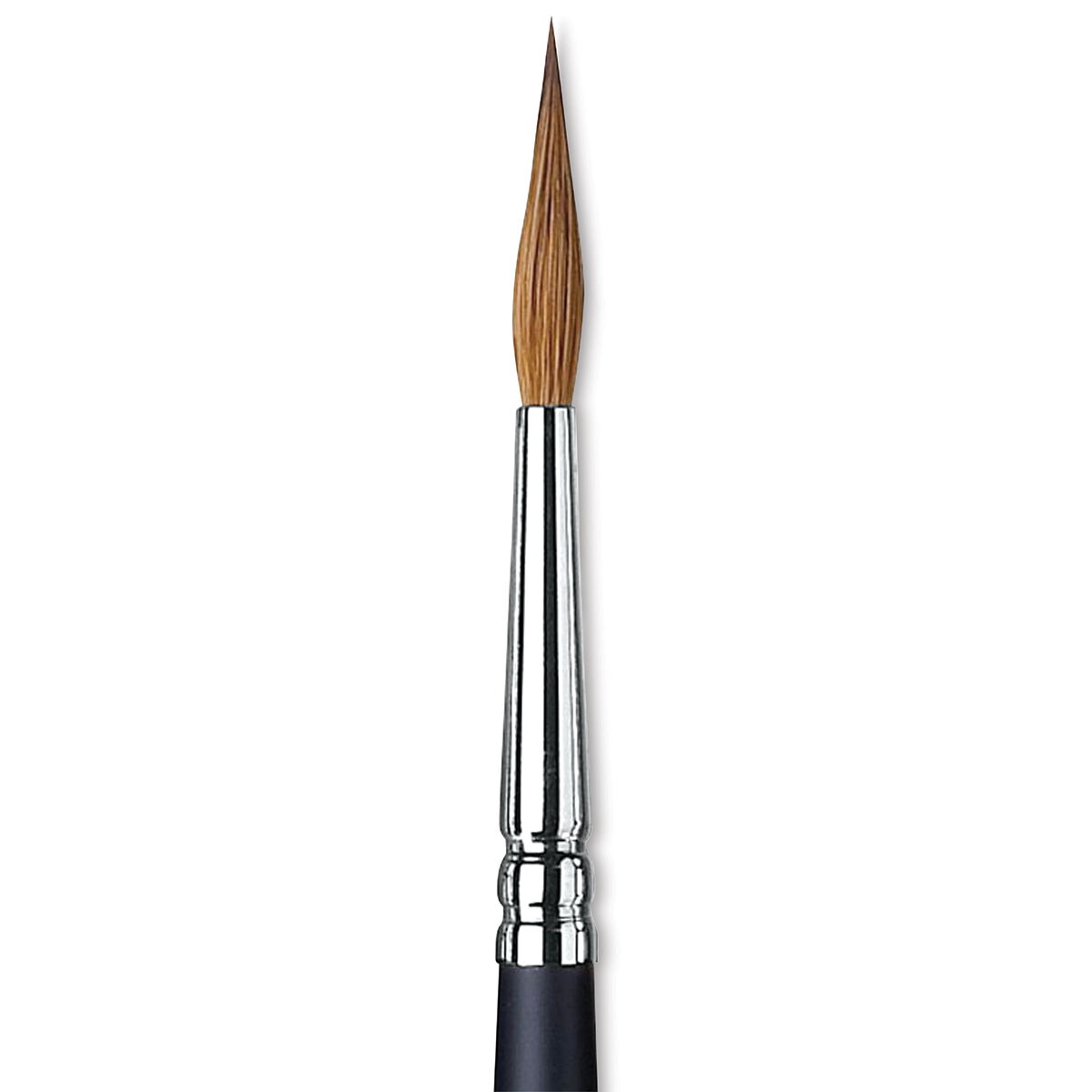 Winsor &#x26; Newton Artists&#x27; Kolinsky Sable Watercolor Brush - Pointed Round, Short Handle, Size 5