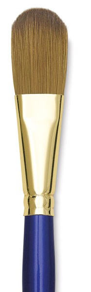 Robert Simmons Sapphire Brush - Oval Wash, Short Handle, 1/4"