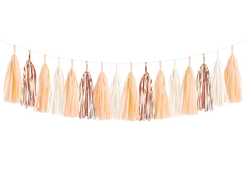 Tassel Garland Kit - Peach &#x26; Rose Gold