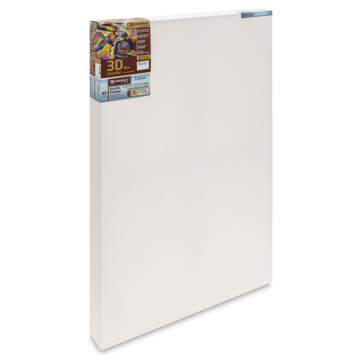 Masterpiece Tahoe Cotton Canvas - 24&#x22; x 36&#x22;, 2-1/2&#x22; Profile, Acrylic Primed