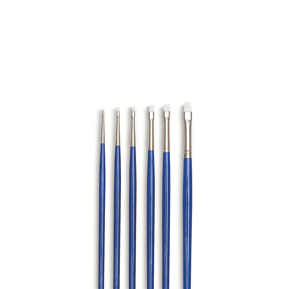 Blick Scholastic Wonder White Brush Set - Bright, Long Handle, Set of 6