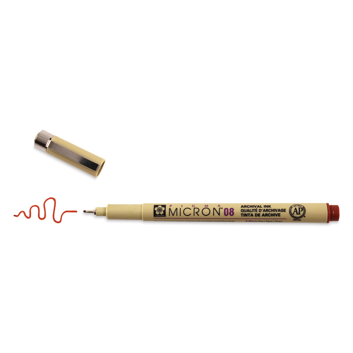 Sakura Pigma Micron Pen - Brown, 08