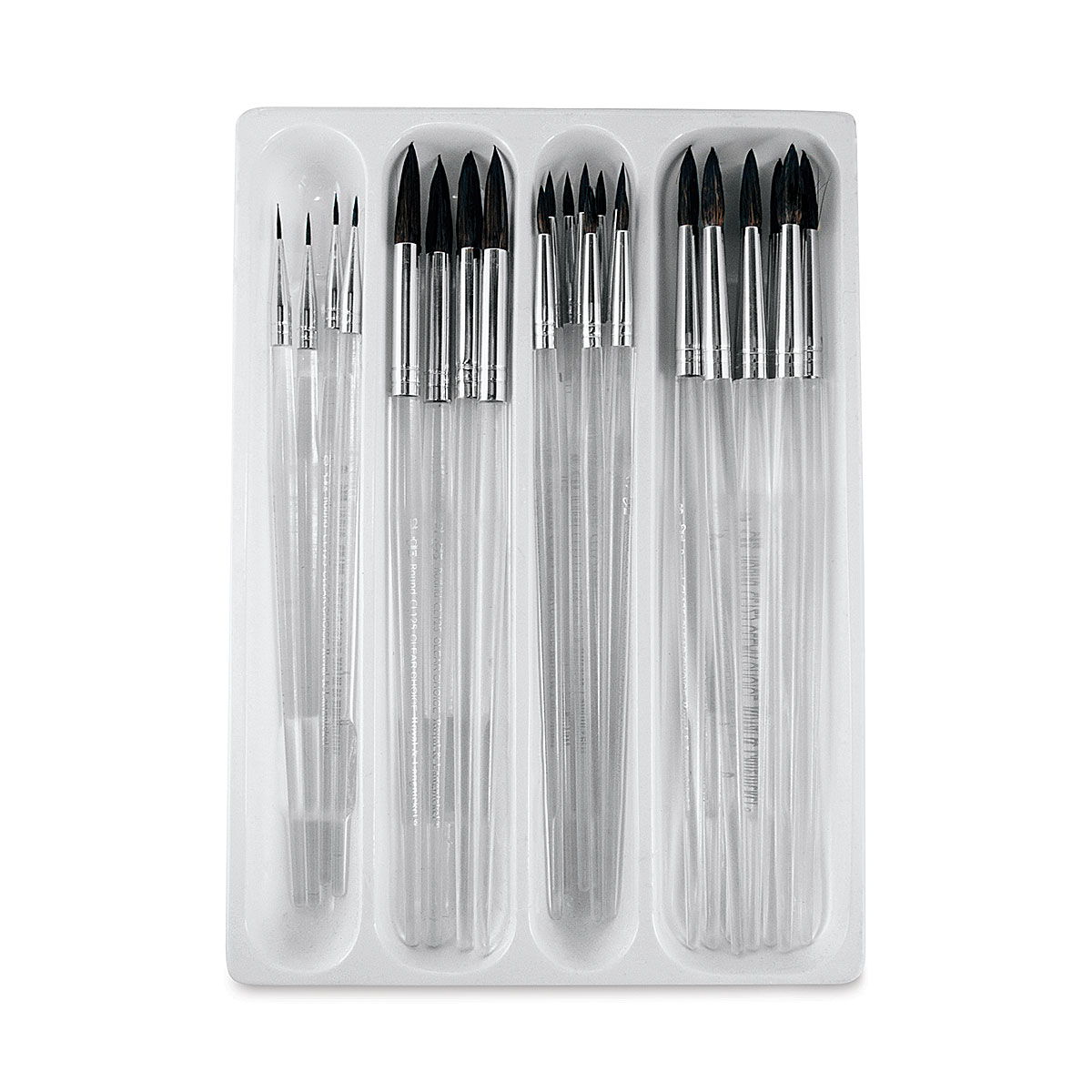 Royal & Langnickel Clear Choice Soft Natural Hair Brushes Value Set