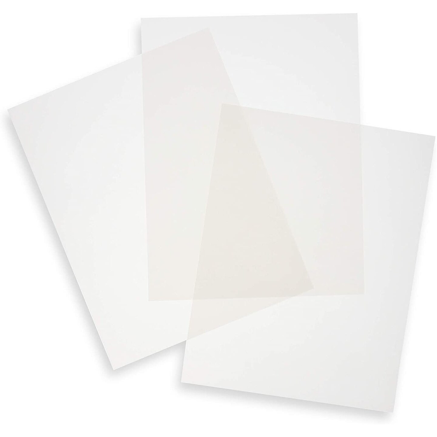 Vellum Paper for Invitations, Arts and Crafts Supplies (Silver, 8.5 x 11 in, 50 Sheets)