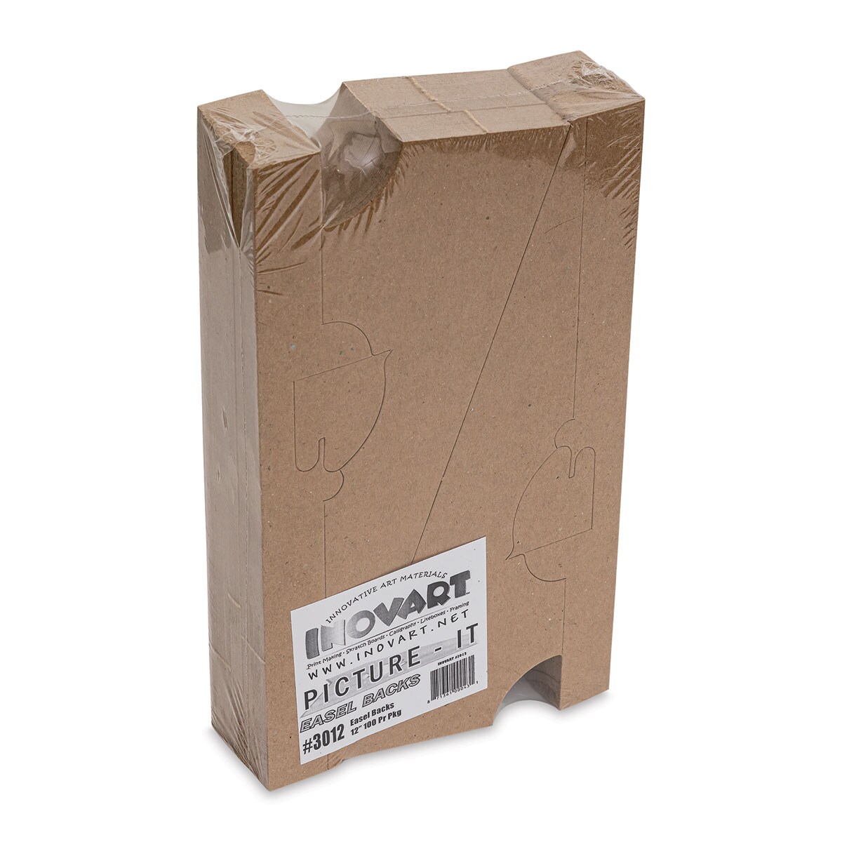 Locking Chipboard Easels - 12", Chipboard, Single-Wing, Pkg of 100