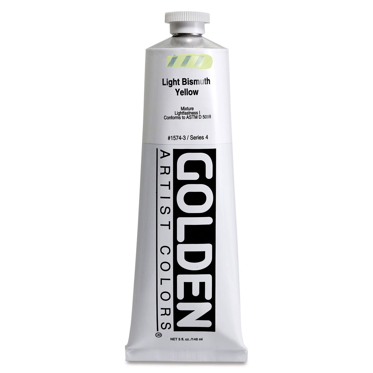 Golden Heavy Body Artist Acrylics - Light Bismuth Yellow, 5 oz