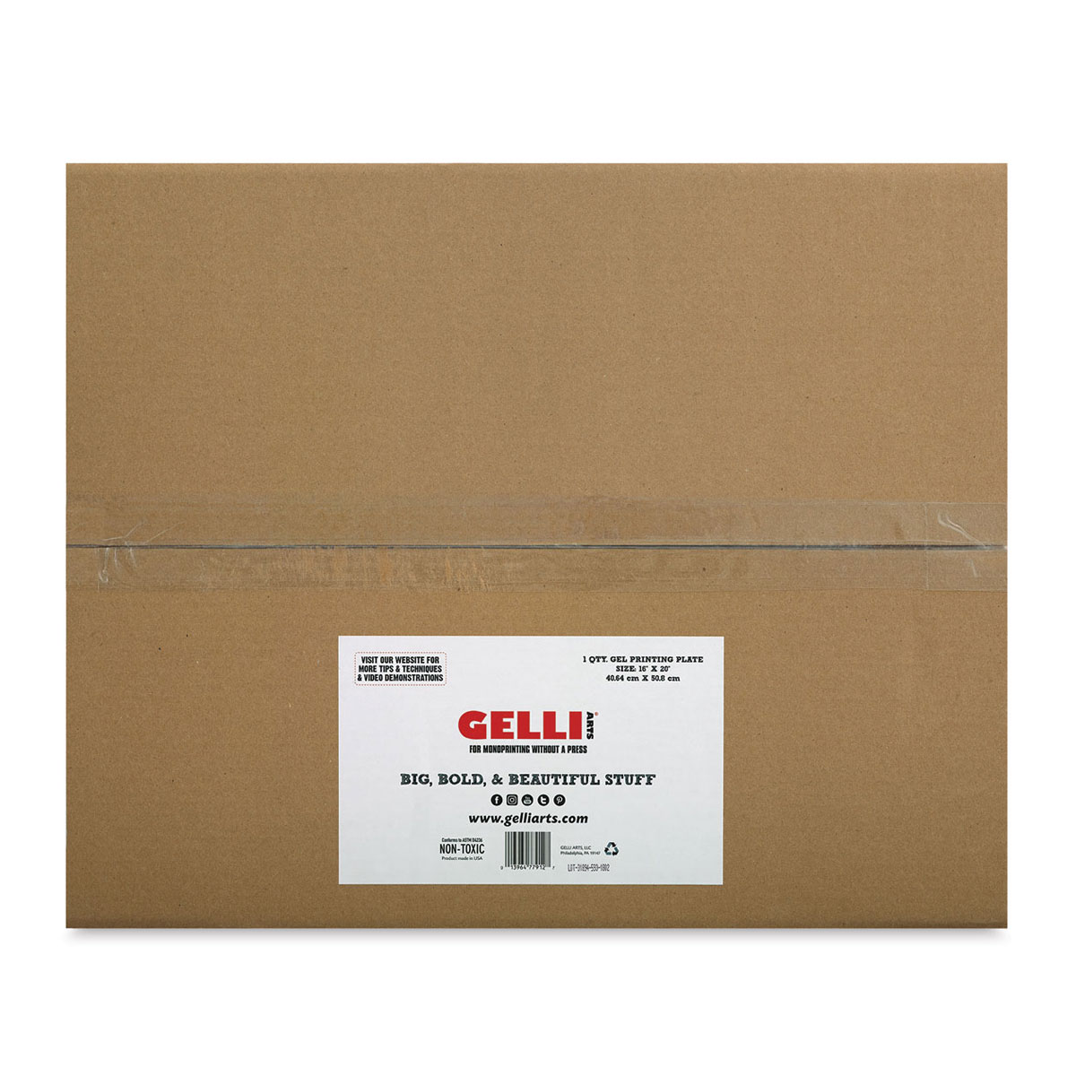 Gelli Arts Printing Plate - 16&#x22; x 20&#x22;, Rectangle