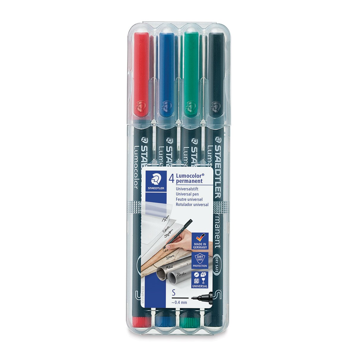 Staedtler Lumocolor Permanent Marker Set - Assorted, Superfine
