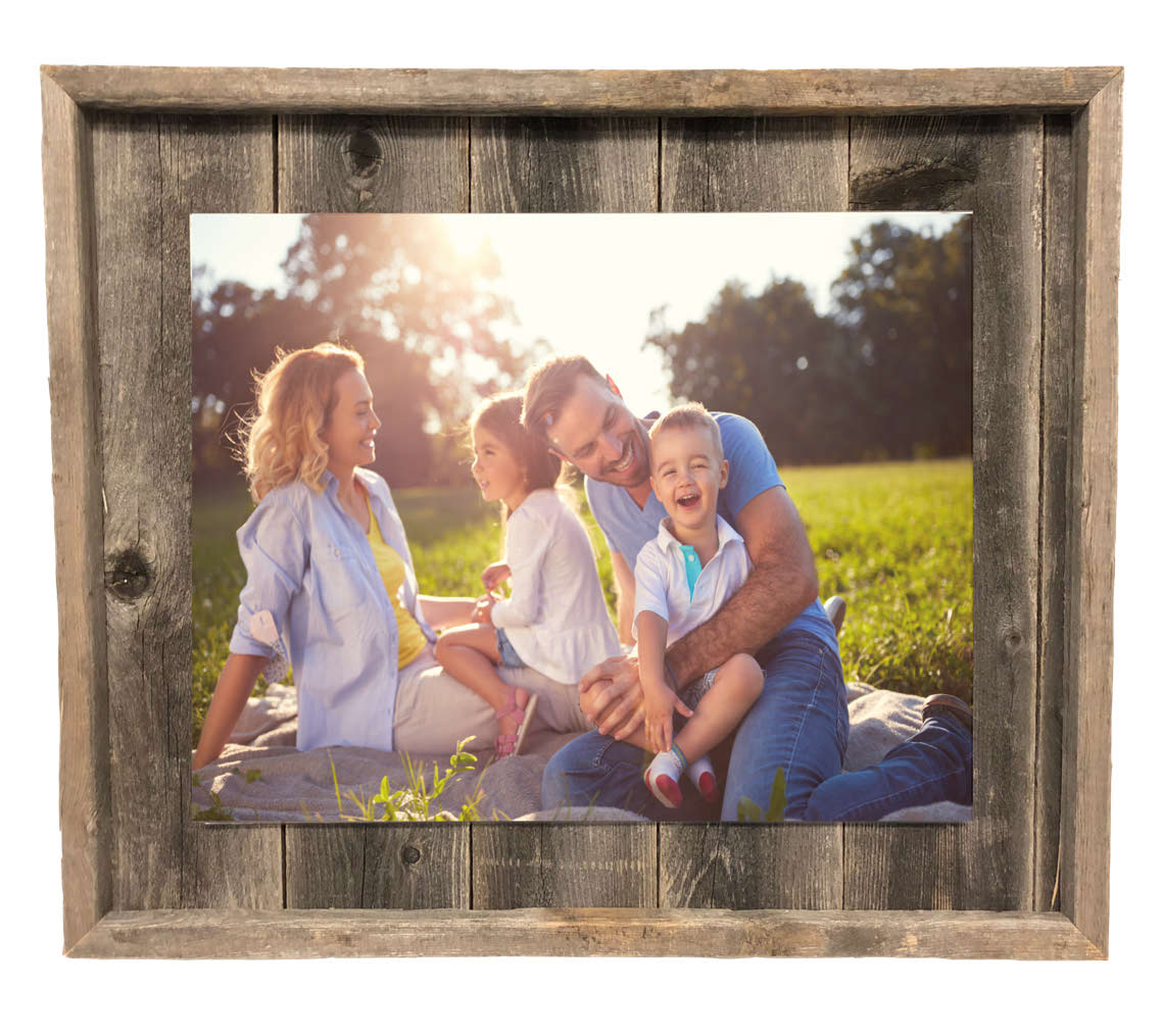 Rustic Farmhouse Reclaimed Solid Wood Plank Picture Frame | Michaels