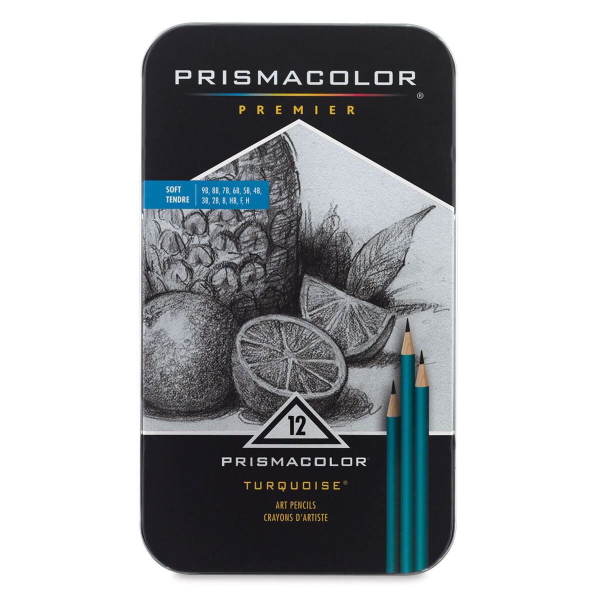 Prismacolor Turquoise Pencil Set - Art Set, Graphite, Set of 12