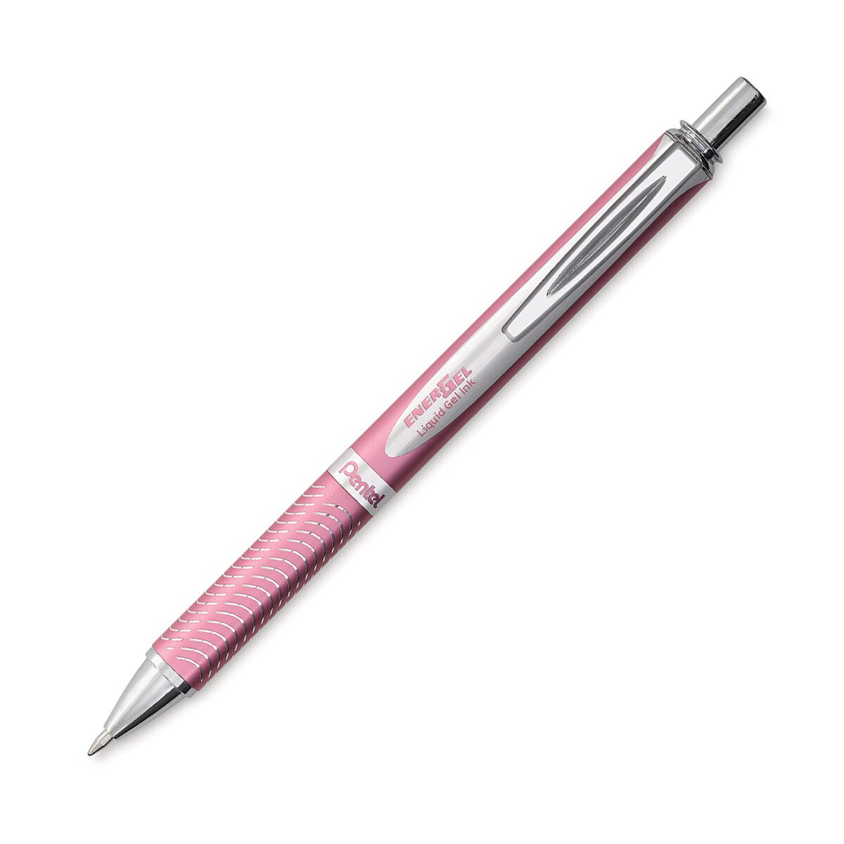 Pentel EnerGel Alloy Retractable Gel Pen - Pink