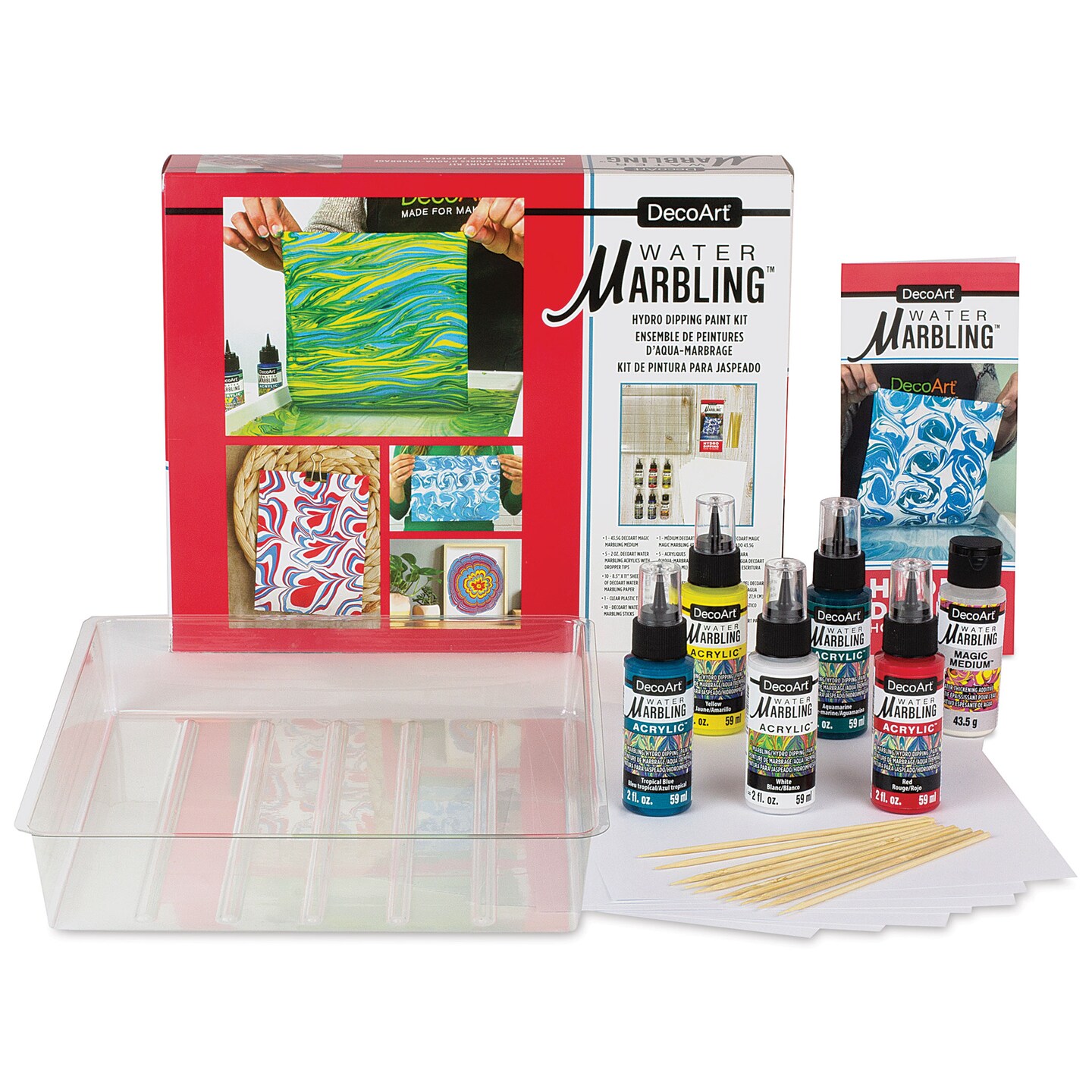 DecoArt Water Marbling Acrylic Paint - Starter Kit
