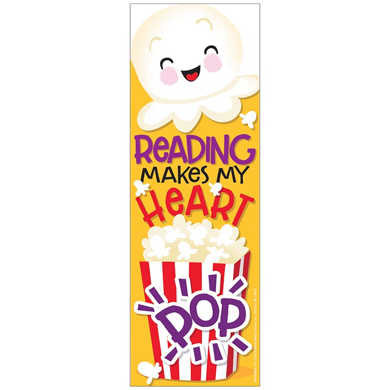 Popcorn Scented Bookmarks, Pack of 24