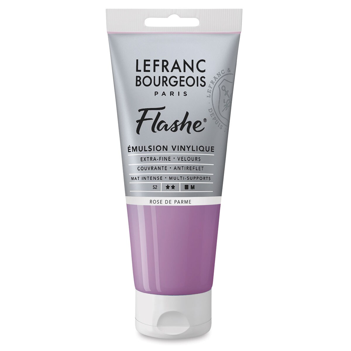 Lefranc &#x26; Bourgeois Flashe Vinyl Paint - Parma Pink, 80 ml
