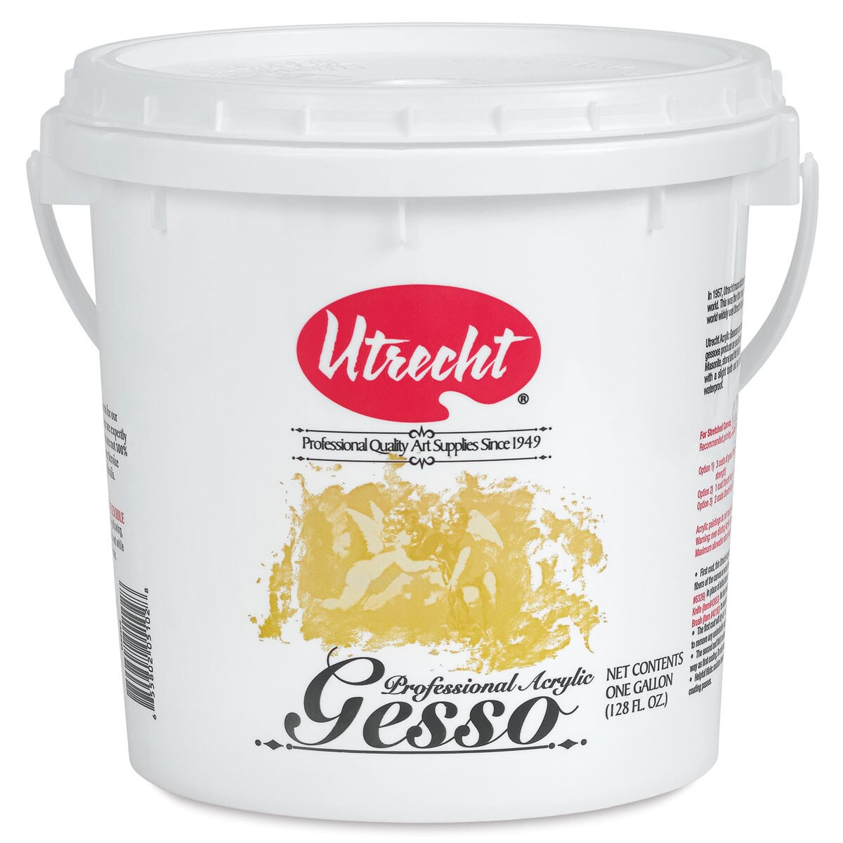 Utrecht Professional Acrylic Gesso - 128 oz