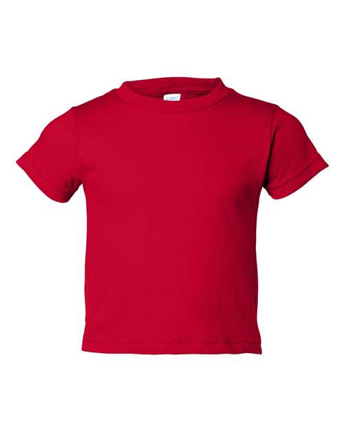 Rabbit Skins&#xAE; Toddler Cotton Jersey Crew Neck Short Sleeve Tee - 3301T