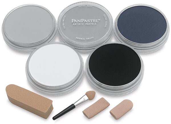 PanPastel Artists&#x2019; Painting Pastels Set - Grays, Set of 5