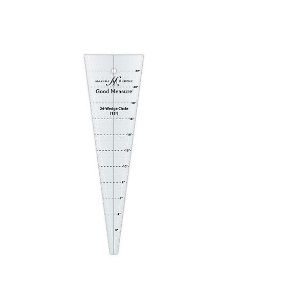 Good Measure - Amanda Murphy - 24 Wedge Circle Ruler 15 degree