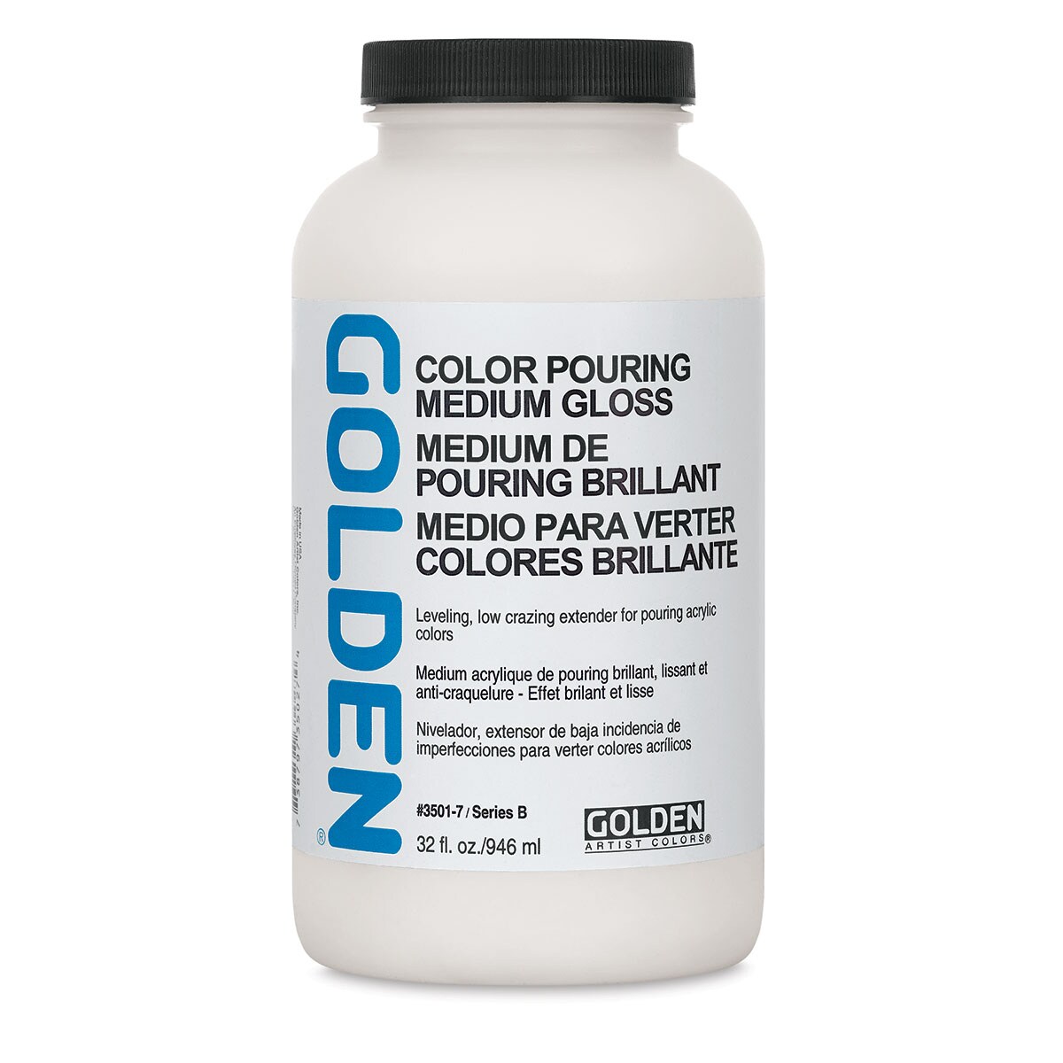 Golden Color Pouring Medium - Gloss, 32 oz