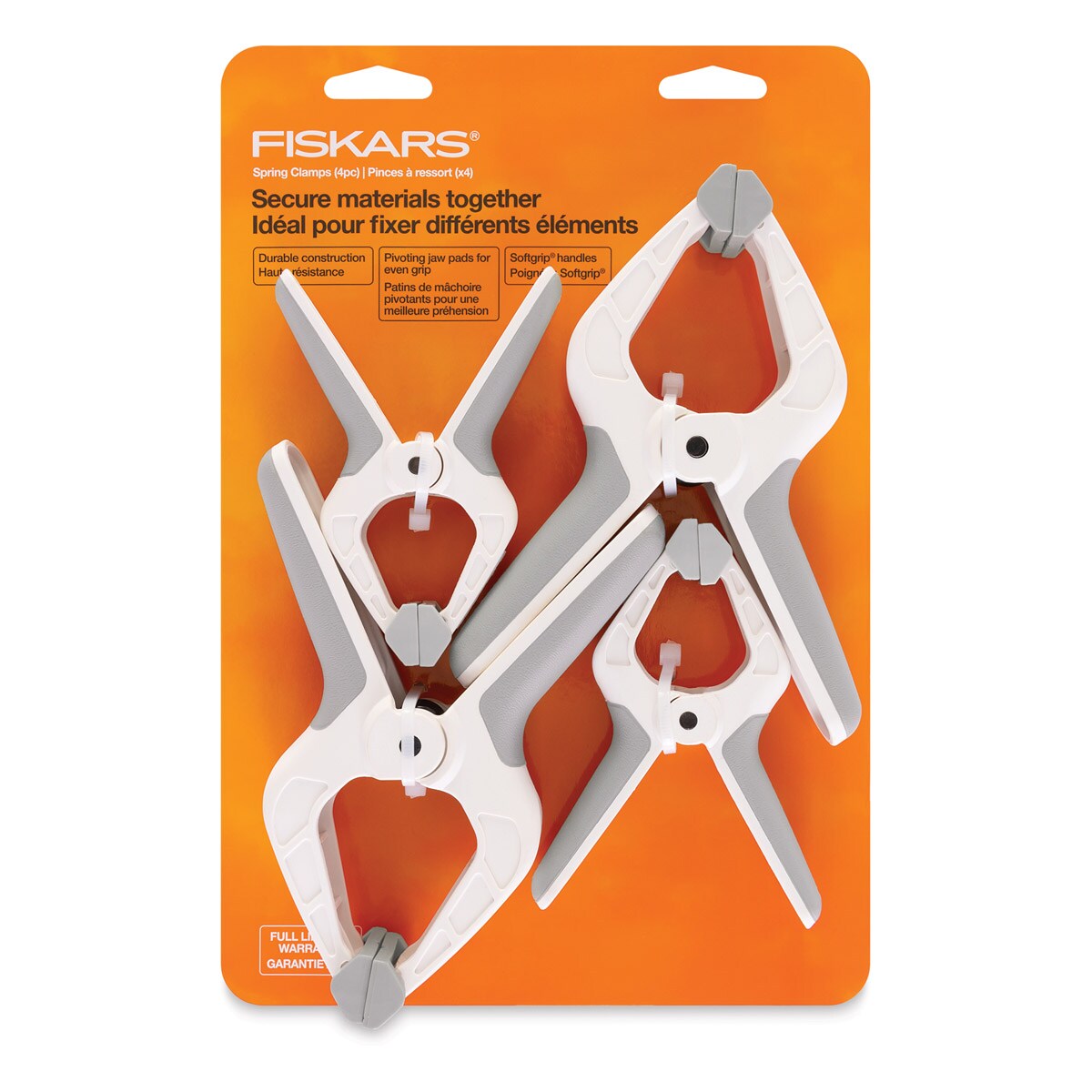 Fiskars Spring Clamp Set - Pkg of 4
