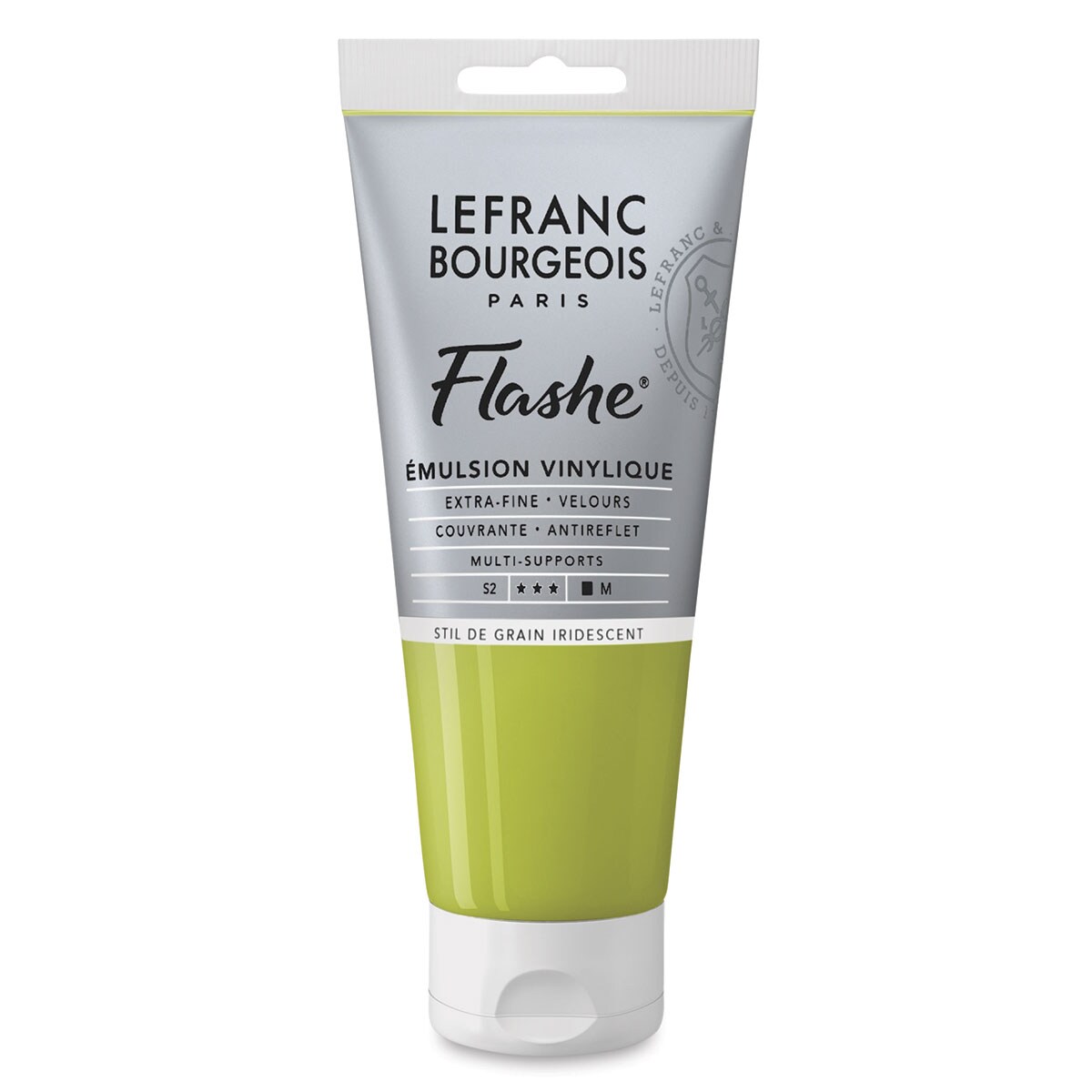 Lefranc &#x26; Bourgeois Flashe Vinyl Paint - Iridescent Stil de Grain Green, 80 ml