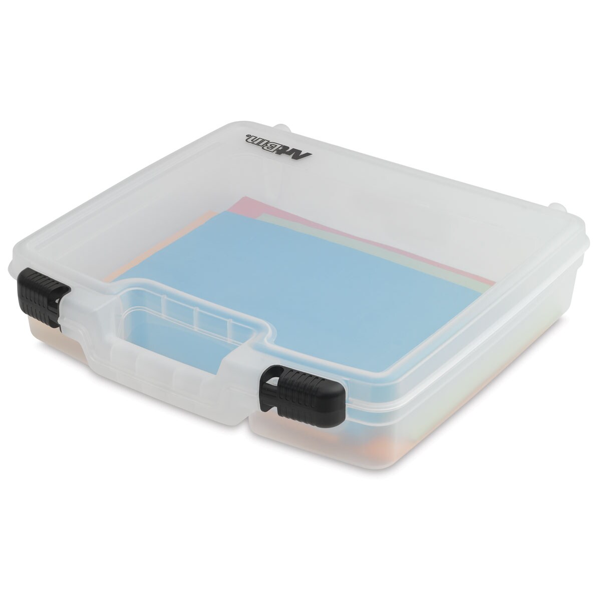 ArtBin Quick-View Carrying Case - 15&#x22; &#xD7; 14-3/8&#x22; &#xD7; 3-2/5&#x22;, Translucent White