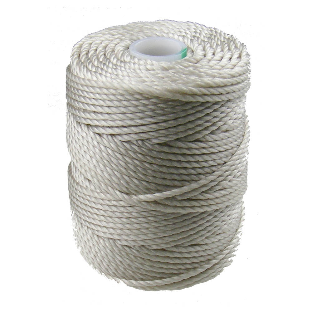 C-Lon Tex 400 Heavy Weight Bead Cord, Oyster - 1.0mm, 36 Yard Spool