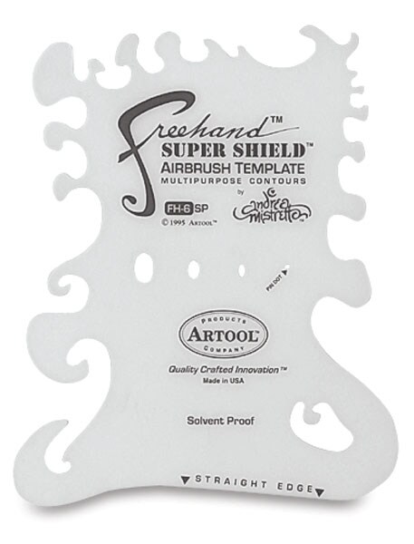 Artool Freehand Essential Seven Airbrush Template Fh 6 Super Shield