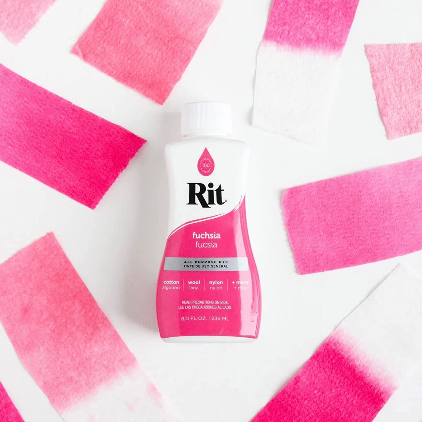 Rit Dye Liquid Violet All-Purpose Dye 8oz, Pixiss Tie Dye Accessories Bundle