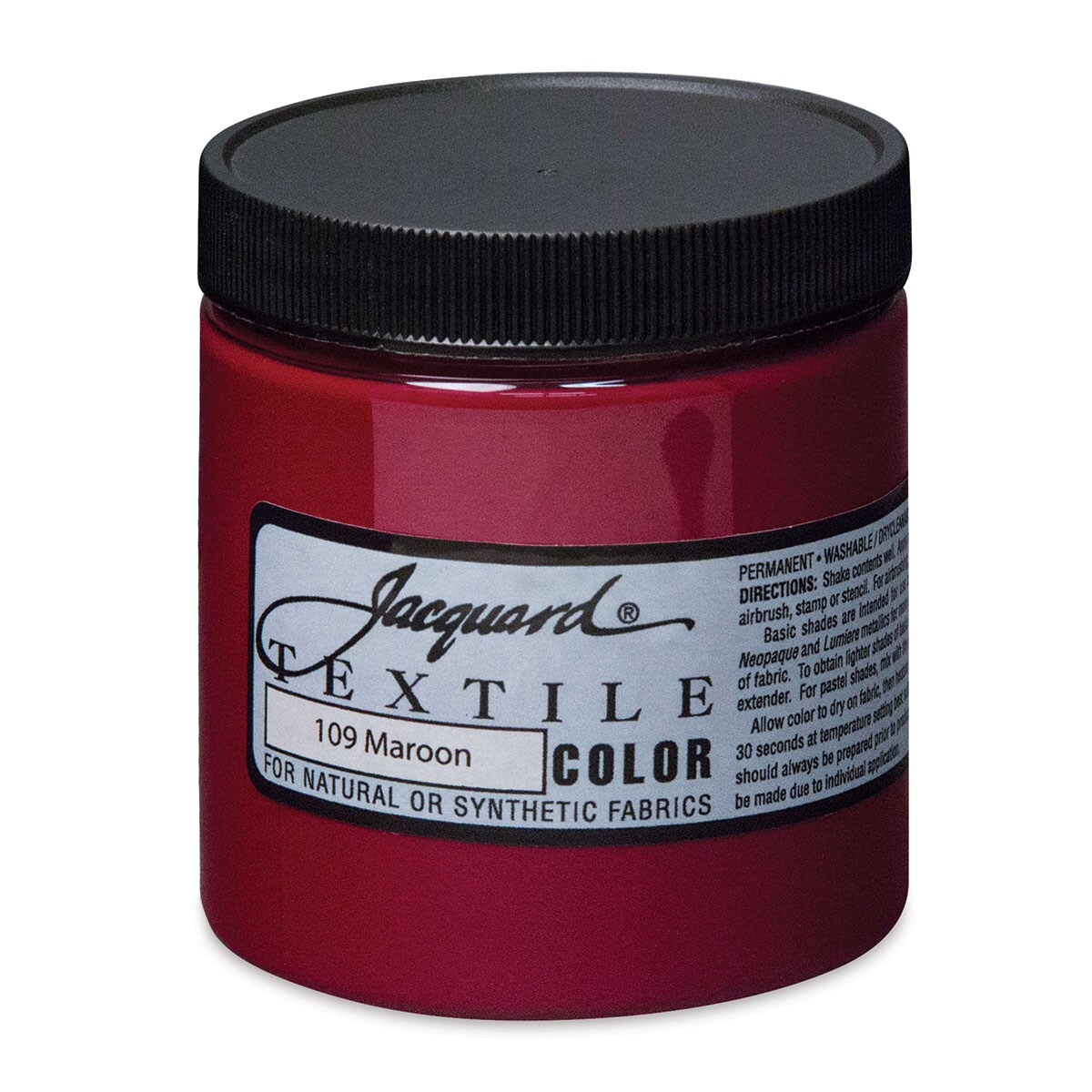 Jacquard Textile Color Maroon, 8 oz jar Michaels