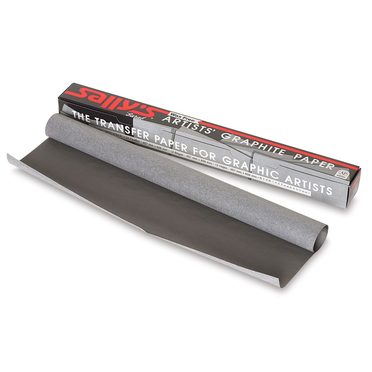 Sally's Graphite Transfer Paper - 18" x 24", Pkg of 12 Sheets
