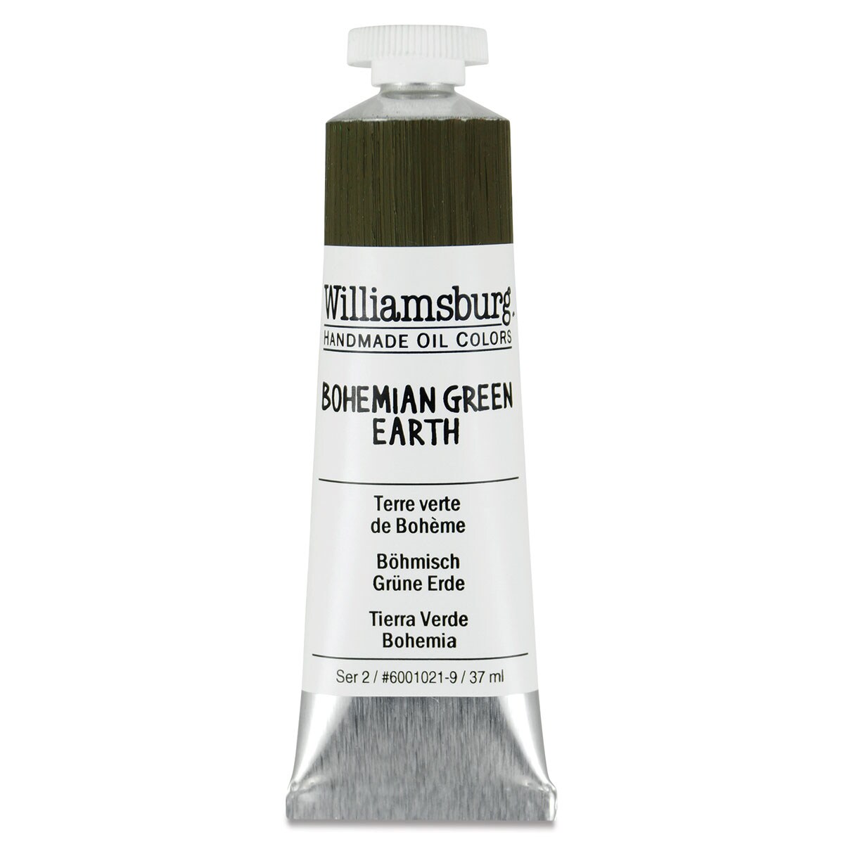Williamsburg Handmade Oil Paints - Bohemian Green Earth, 37 ml tube